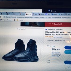 One brand new pair of nike720